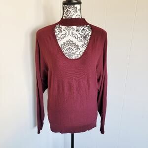 Splendid Front Cutout Drop Sleeve Top